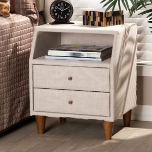 Kinbor 2-Drawer Nightstand