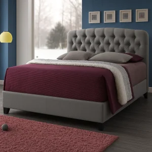 Renna Premium Espresso Bed