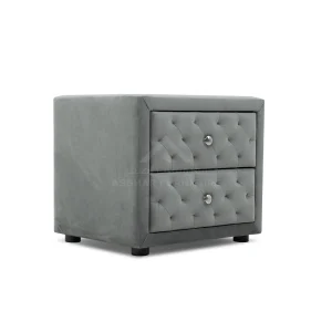Diamond 2 Drawer Nightstand