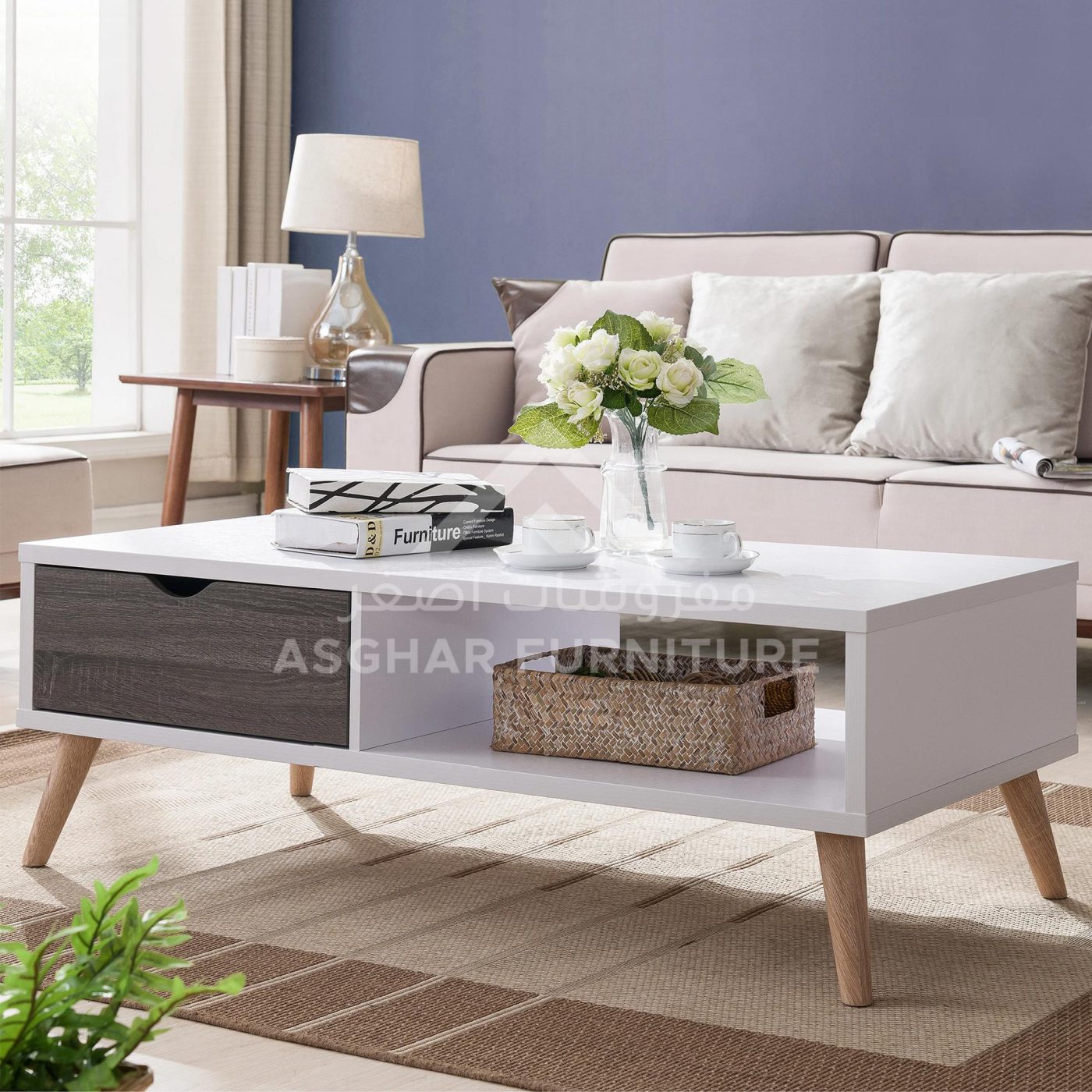 Enzo Single Drawer Coffee Table