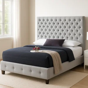 Mavrek Button Tufted Bed
